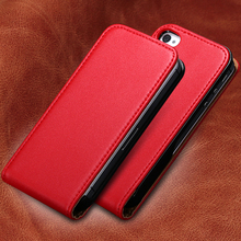 Free Ship Vertical Fip Genuine Leather Case for iPhone 4 4S Retro Cases Cover Fashion Up and Down Open (4sLcase)