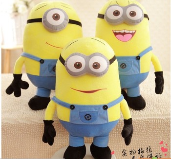 Minions Plush For kids Despicable Me Movie Plush Toys Large Minion Plush Doll 50cm Free Shipping