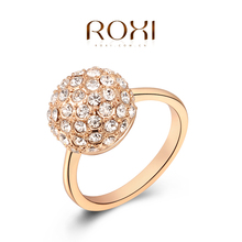 ROXI Gifts Genuine Austrian Crystals Rings Top Quality Beautiful 100 Hand Madeball Jewelry 2010001330
