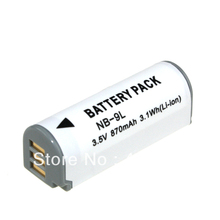 new 2014 Accessories Parts Digital Boy 3Pcs 870mAh NB 9L NB9L li ion rechargeable battery For