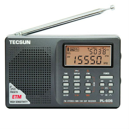 Tecsun PL 606 Digital PLL Portable Radio FM Stereo LW SW MW DSP Receiver Nice Gift