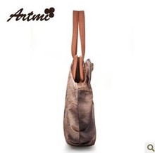 Artmi cat pattern big bags cartoon animal owl bag portable women s shoulder bag