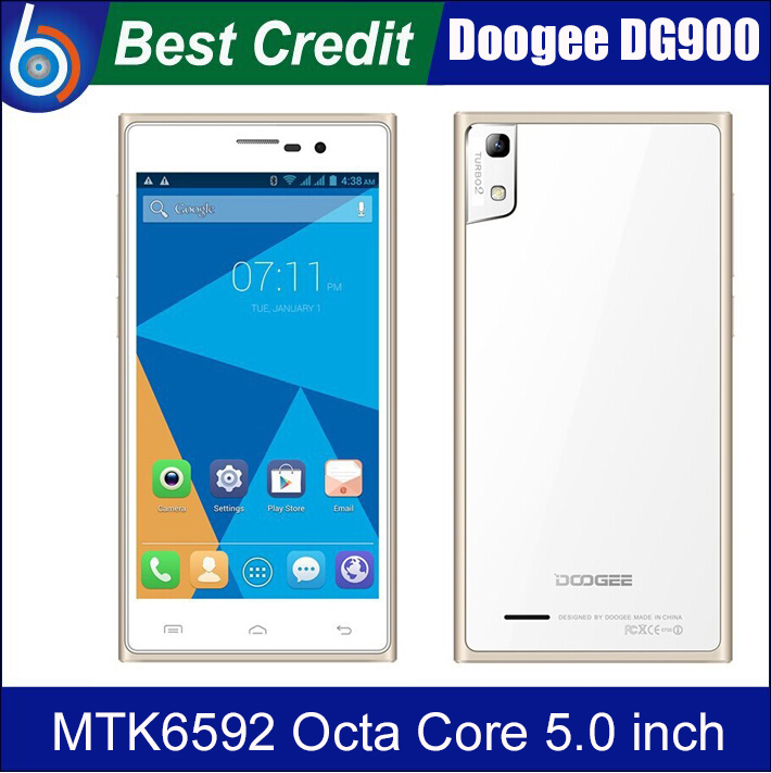 In Stock Original DOOGEE TUBRO2 DG900 Android 4 4 OS 18 0MP 5 inch MTK6592 Octa