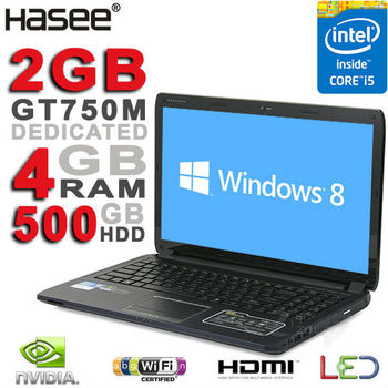 BRAND NEW Hasee 4GB Ram 15.6" LED Intel Core i5-4200M 3.1GHz NVIDIA