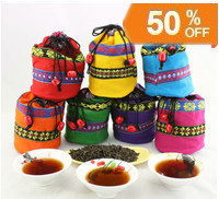 promotion China Yunnan Puer tea cooked tea Chen puerh tea loose pu’er tea pu-er gift bag packing minimum order 100g