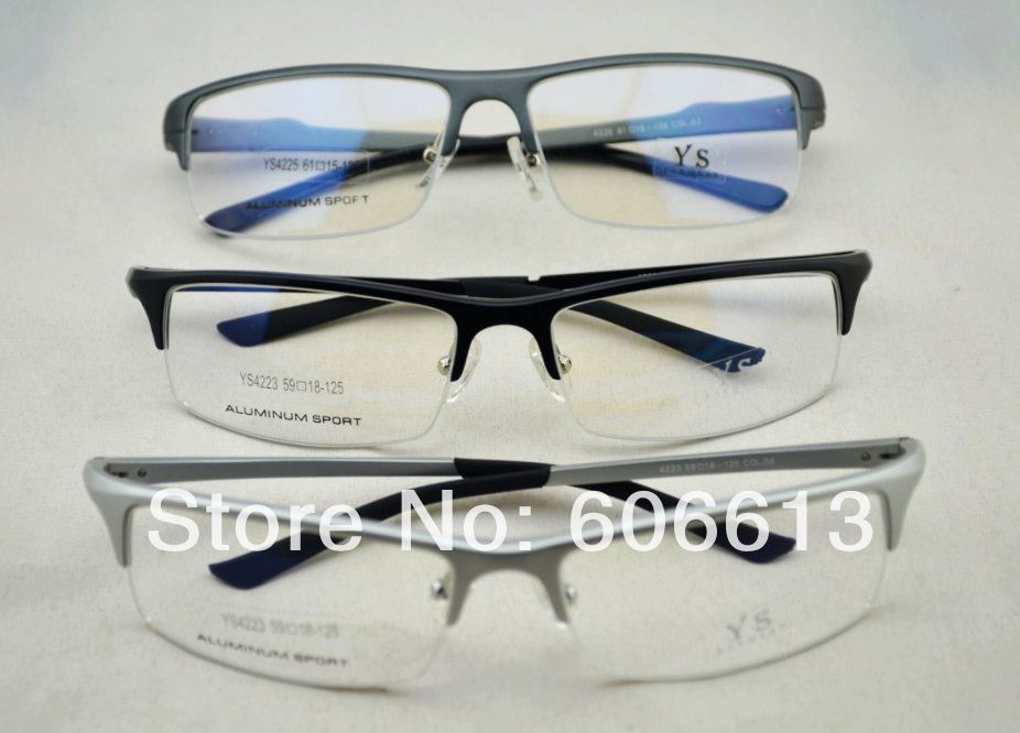 High-Quality-Aluminum-Optical-Glasses-Frame-Half-frame ...