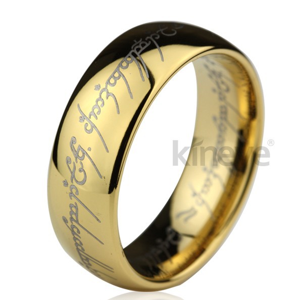 Купить одно кольцо Властелин колец lotr 18k золото гальваническим ...