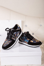 2013 super personality tiger pattern color flats shoes with lovers shoes sneakers for women and sneakers