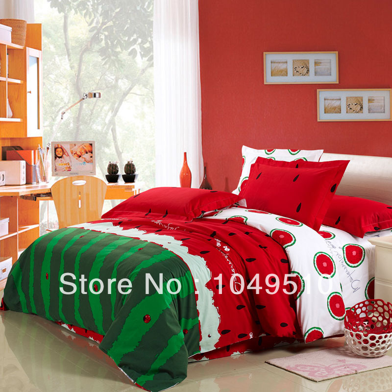 Watermelon Printing Bed Cover Bedding Sets Duvet Cover Sale-in Bedding ...