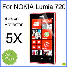 5pcs Free Shipping Mobile Phone Lumia 720 Screen Protector, Matte Anti-Glare  NK Lumia 720 Screen Protective Film New Arrival