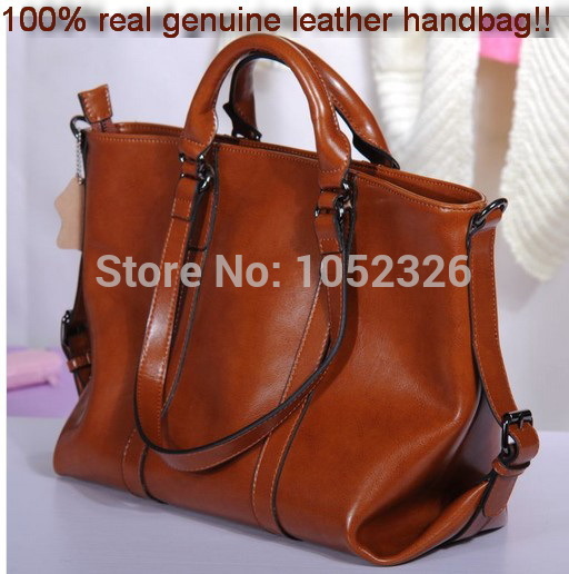 High quality Genuine leather handbags Motorcycle shoulder bags European fashion women messenger bags noble women bag