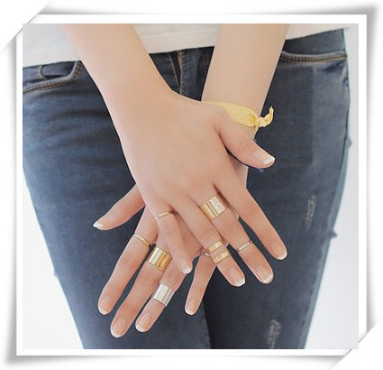 New Fashion jewelry finger ring set for women girl lovers gift wholesale 1set 3pcs R1013