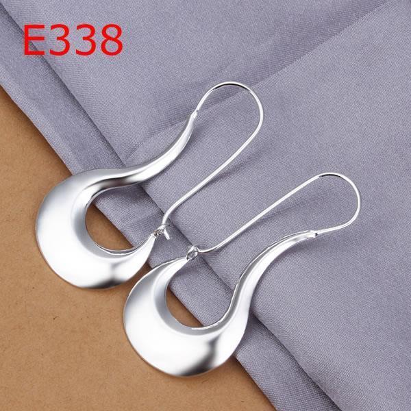 925 silver earrings fashion jewelry earrings beautiful earrings high quality flat smooth egg earrings KDE338 xs