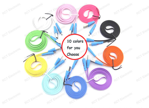 Multi Color Cable USB 3 0 A Male to Micro B Male Cable for mobile Phone