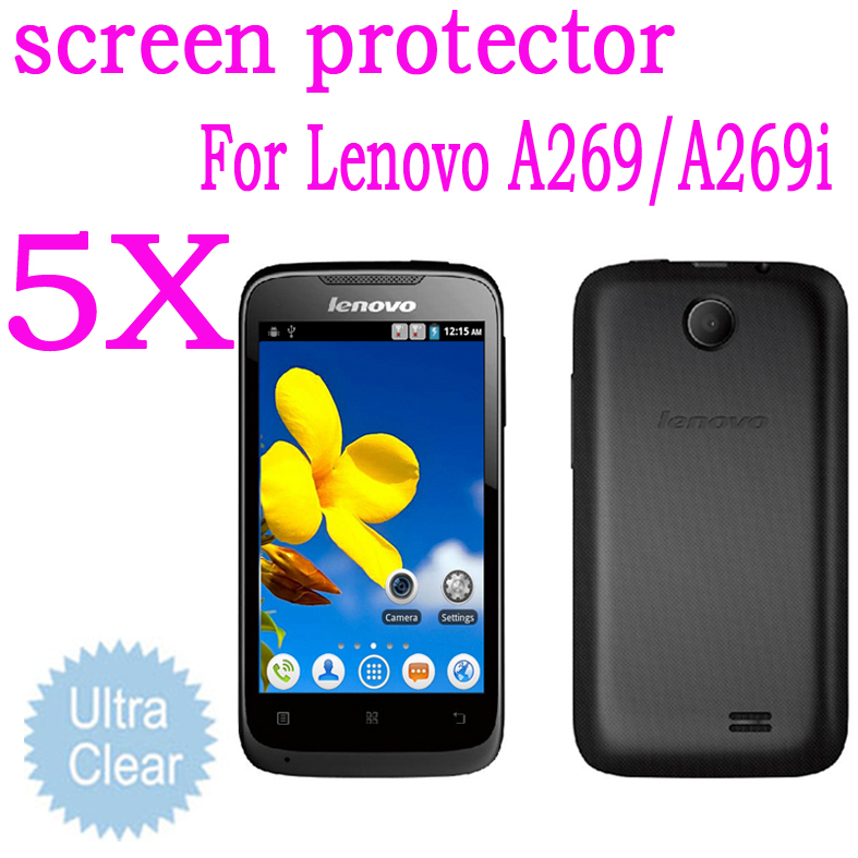 5pcs Lenovo A269 Screen Protector LCD Protective Film For Android Smartphone lenovo a269i CellPhone Screen Protector