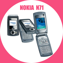 Original Nokia N71 Flip Phone Unlocked Cell Phone Refurbished free shipping