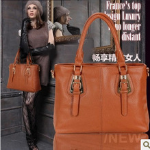 New European classic Genuine leather women handbag High quality fashion women messenger bags Elegant women bag