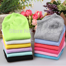 20pcs 10pairs lot women summer cute candy color boat socks for cotton 2015 female ankle socks
