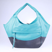 Elegant bag pu Dark blue tote bag Handbag blue High Quality Generous Noble PU Bag TCB11222 Free Shipping