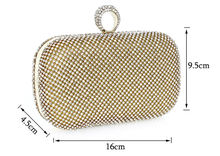 2014 New Hot Selling Luxury crystal Clutches Full Crystal Women Fashion Evening Bag Wedding Party Bag