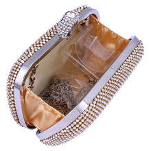 2014 New Hot Selling Luxury crystal Clutches Full Crystal Women Fashion Evening Bag Wedding Party Bag