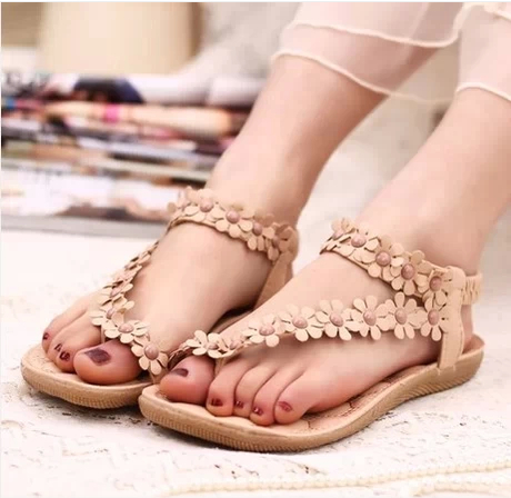 ... flower cute shoes for women Flats Picture in Women's Sandals from