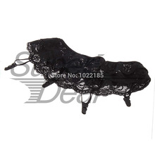 1pcs 2 Layers Floral Sexy Lady Lingerie Skirt Stocking Lace Garter Belt Suspender