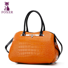 FOXER new 2014 women handbag fashion women leather handbags designer totes  messenger bag vintage shoulder bags high quality