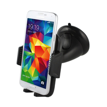 Free Shipping Newest High Quality Black Universal Retractable Rotate Mobile Phone Car Mount Holder