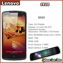 Original Lenovo S920 Smart Phone Android 4.2.1, MTK6589 1.2GHz Quad Core ROM: 4GB + RAM: 1GB 5.3 Inch WCDMA & GSM Network