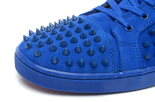 2014 new LOUIS SPIKES WOMEN S FLAT France luxury designer brands red bottom women sneakers Girl
