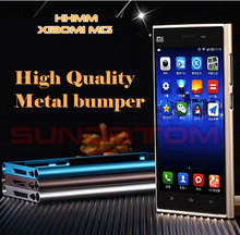HHMM high quality ultra thin Luxury metal bumper xiaomi 3 MIUI Mi3 M3 mobile phone aluminum