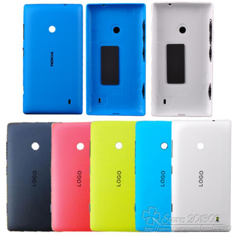 100 OEM New Mobile Phone Back Shell Housing Door Battery Cover Case Side Key Buttons For