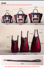 New Arrival Fashion Name Brand Designer Women s Smiley Face Vintage Handbag Nubuck Cowhide Ladies genuine