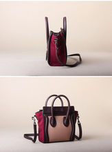 New Arrival Fashion Name Brand Designer Women s Smiley Face Vintage Handbag Nubuck Cowhide Ladies genuine