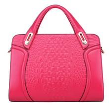 Location women’s genuine leather handbag female handbag fashion shoulder bag fashion women’s crocodile pattern vintage messenger