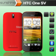 Original HTC One SV Mobile Phone 4 3 Qualcomm Dual core 1G RAM 8GB ROM Cell