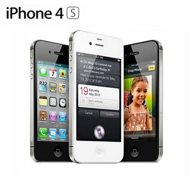 Unlocked Original Apple iphone 4S Mobile phone 3 5 Retina IPS 16GB ROM phone 8MP 1080P