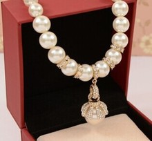 Pearl cc necklaces pendants famous luxury brand necklace cc jewerly collier women fashion 2014 wholesale sautoir