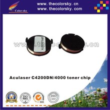 (CS-EC4100) reset laser printer toner chip for Epson Aculaser C4200DN C4000 C4200 C 4000 4200 4200DN C13S050245 10/8.5k free DHL