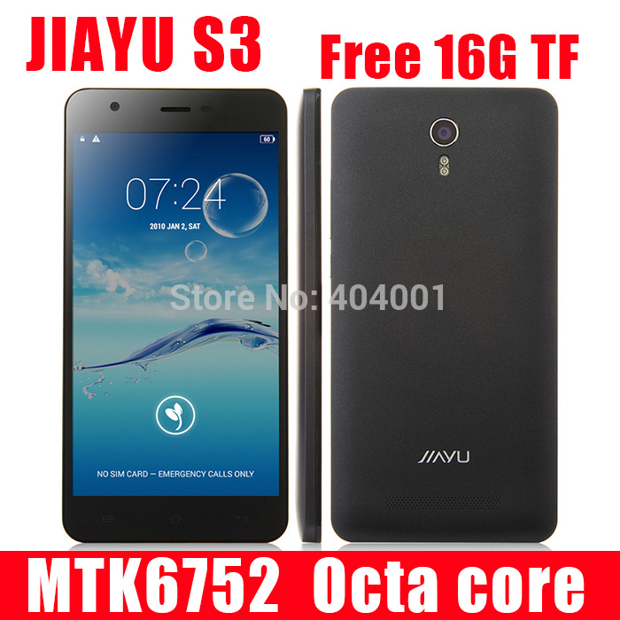 Free 16GB Original JIAYU S3 phone FDD LTE MTK6752 Octa Core 5 5 1920x1080 Gorilla Glass