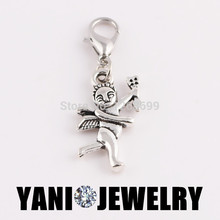 20pcs/lot Factory price Cupid Charm charms findings for Memory Floating Locket Dangles Free shipping