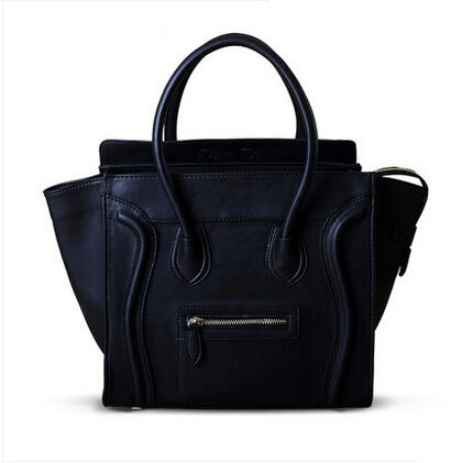 Luxury Classic Solid Color Smiley bag Cross Body Tote Women Bag 2014 Smile Face Hollywood Purse