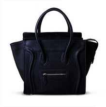 Luxury Classic Solid Color Smiley bag Cross Body Tote Women Bag,2014 Smile Face Hollywood Purse large size GG096