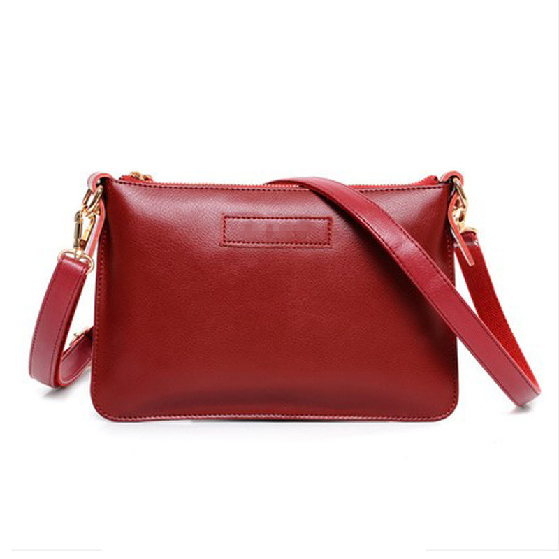 Free shipping high quality bolsas de couro femininas european and american real leather messenger bag crossbody