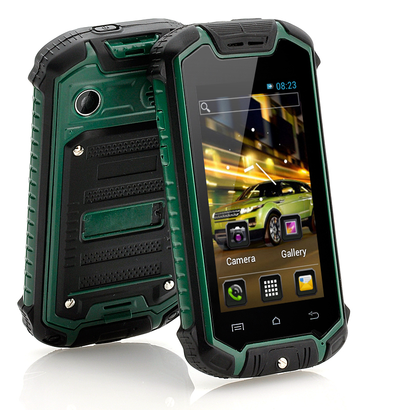 Z18 MTK6575 Dual Sim Outdoor Shockproof Dustproof Phone Android 4 0 Mobile Phone by russian mobile
