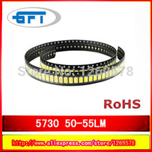 5630/5730 — 0.5 Вт единого огня 50-55lm 6500 К белый свет SMD 5730 из светодиодов — ( 3.2 ~ 3.6 В / 200 шт. ) бесплатная доставка