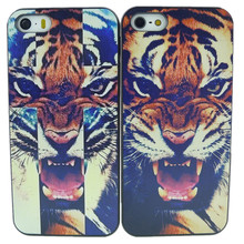 New Arrival Horrible Tiger Roar Quote Hard Case Back Cover For Apple i phone iPhone 4 4s 5 5G 5S Free Shipping