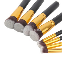 1Pcs Brand New 8Pcs Pack Face Eyeshadow Nose Foundation Kit Professional Makeup Cosmetic Brushes Set