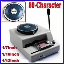 80Characters Manual PVC Plastic ID Card Embosser &Indent Machine,Card Embossing&Indenting Machine, convex and concave function